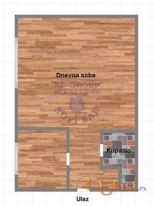 Jednoiposoban 45m2 Adice